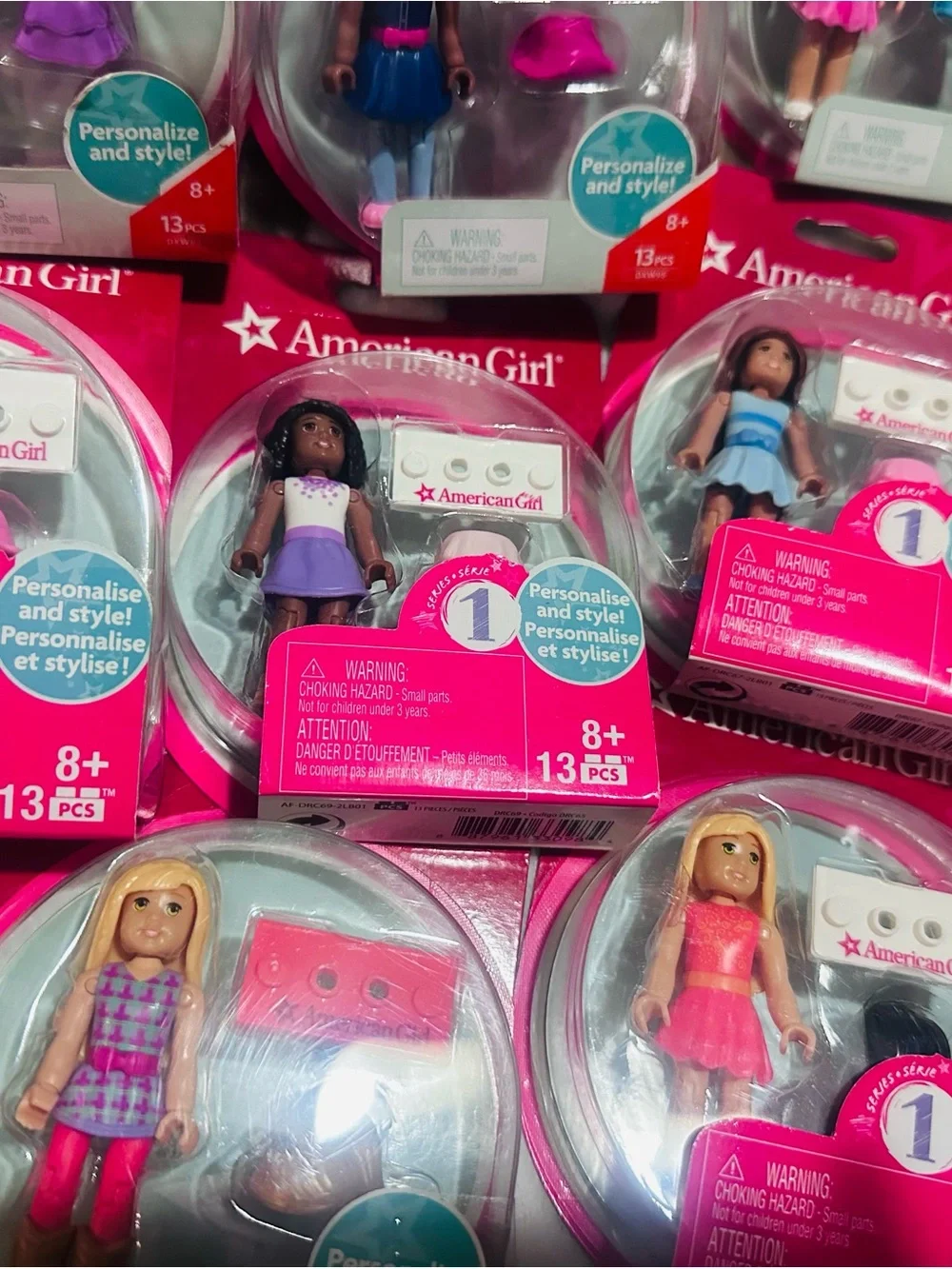 American Girl✨🎀🩷Mini Doll Playset Pack — Pink Assortment